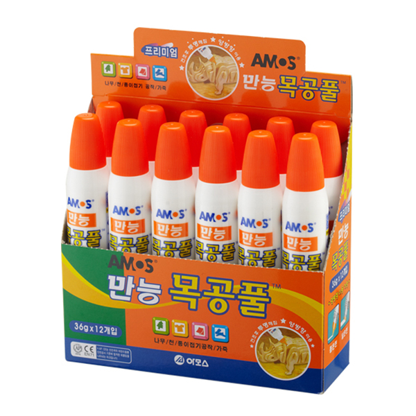 아모스 목공풀 36g X 12개입 실사용 후기 | 효과 있을까? - 대표 이미지