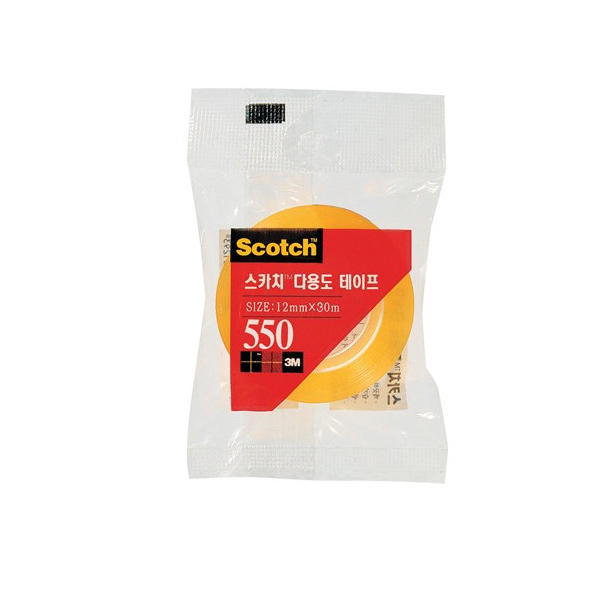 3M 스카치 다용도테이프 리필 550R 1230 (12mm X 30m) - 상품 이미지