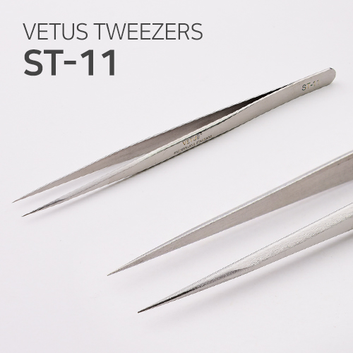 VETUS (비투스) 핀셋(일자) ST-11 - 상품 이미지