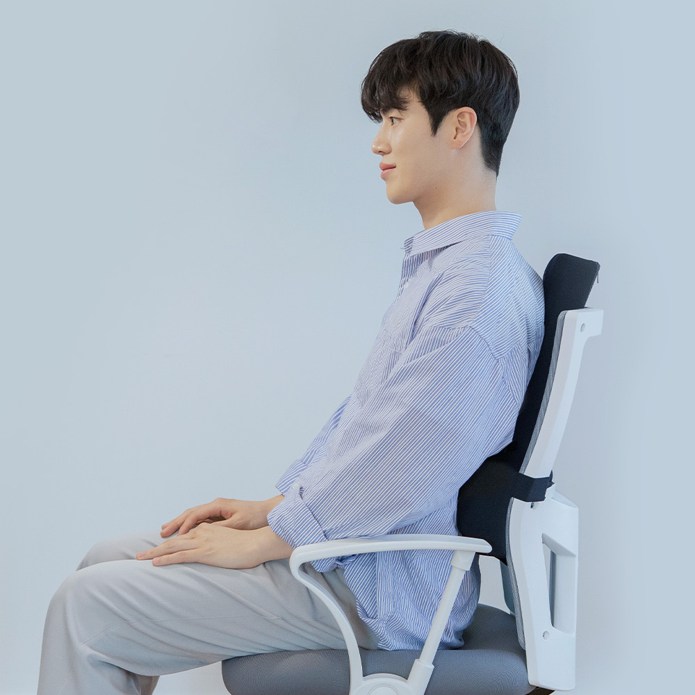 발란스코드 카이로프랙틱쿠션 허리쿠션 등쿠션 등받이쿠션 의자쿠션 1+1