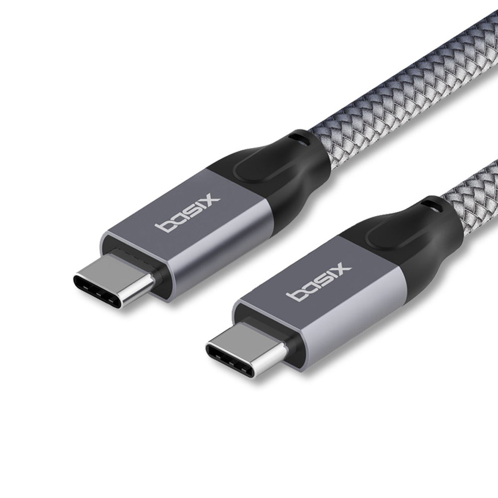 BASIX USB C to C타입 E-marker 맥북 고속 충전 케이블 PD 100W - 상품 이미지