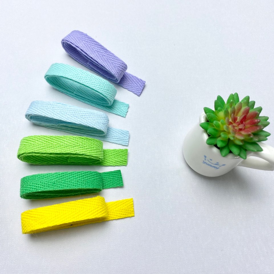 1cm 면 헤링본 컬러테이프(5마) - 상세 이미지 3