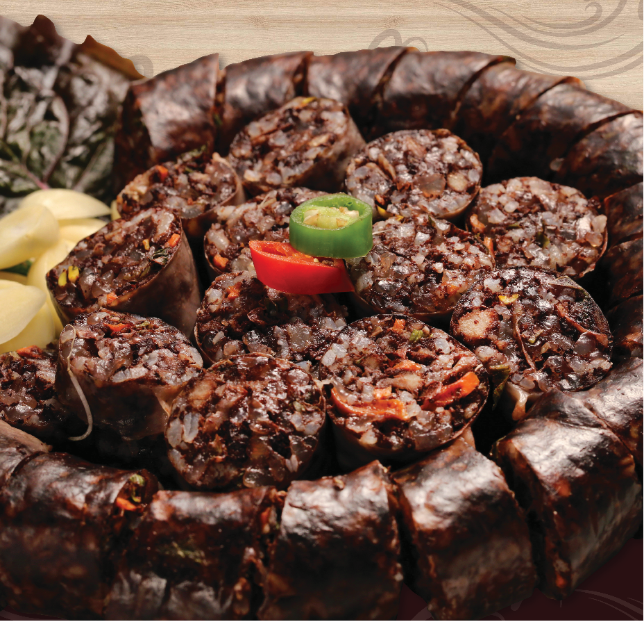 토속 피순대1kg 찰쌀순대 고기순대 내장 오소리 곱창 - 메인 이미지