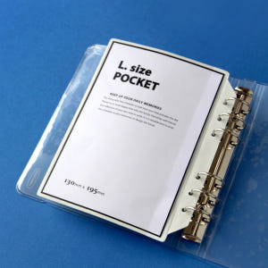 A6 와이드 6공 다이어리 포카 바인더 속지 포토카드 포켓 띠부씰 띠부실 실사용 후기 | 효과 있을까? - 상품 이미지 4