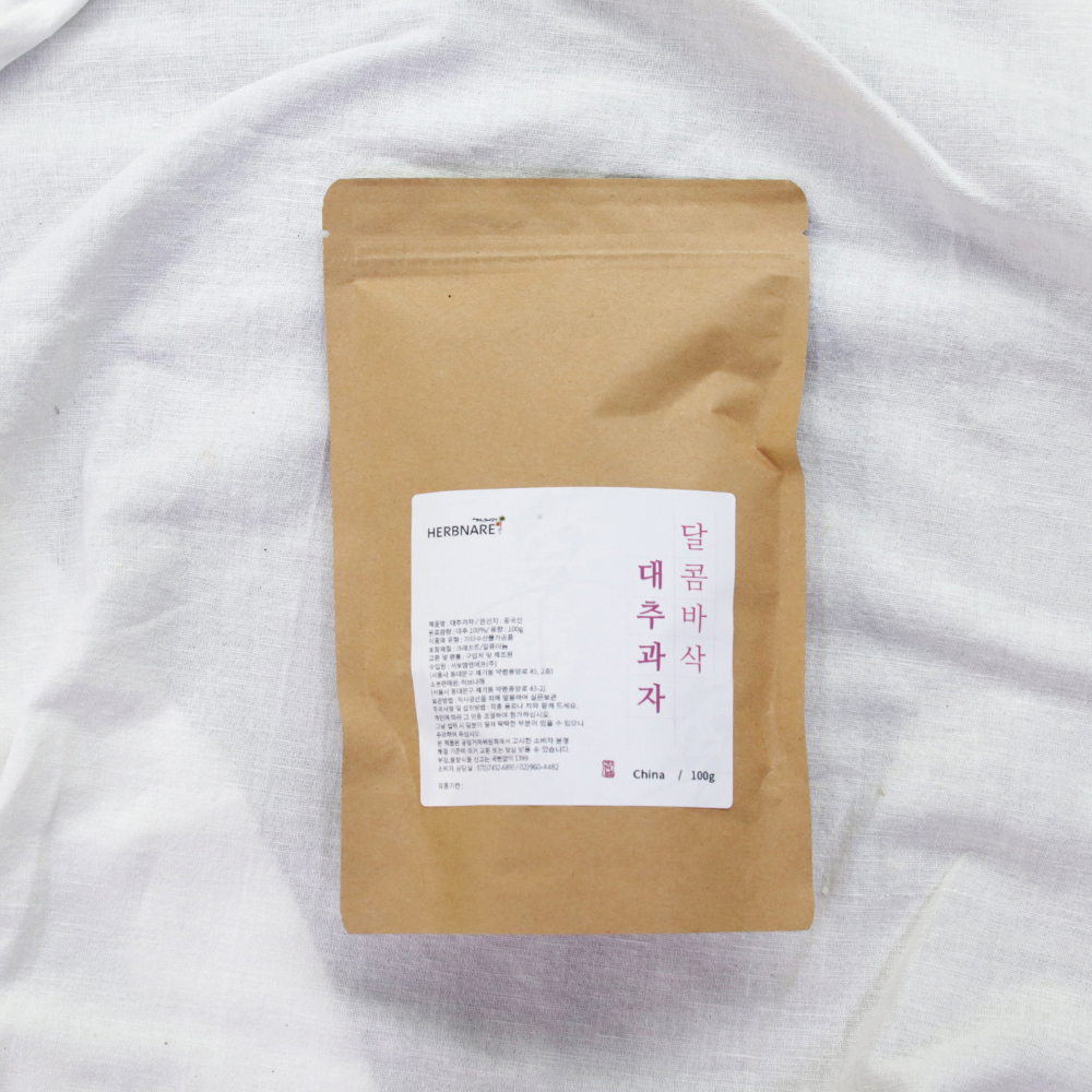 대추칩 대추과자 건대추 말린 바삭 슬라이스 대추채 300g - 상세 이미지 2