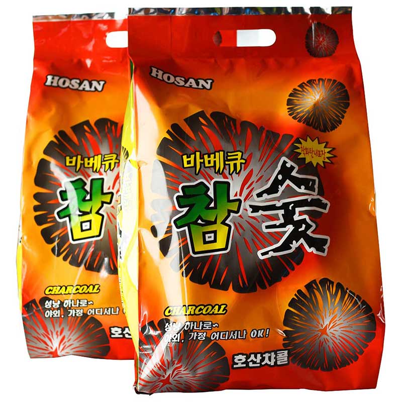 무공해 참숯 구이용 바비큐 고체연료 고기숯 브리켓 차콜 참숫 업소용 2kg, 1개 - 상세 이미지 2