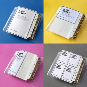 A6 와이드 6공 다이어리 포카 바인더 속지 포토카드 포켓 띠부씰 띠부실 실사용 후기 | 효과 있을까? - 상품 이미지 2