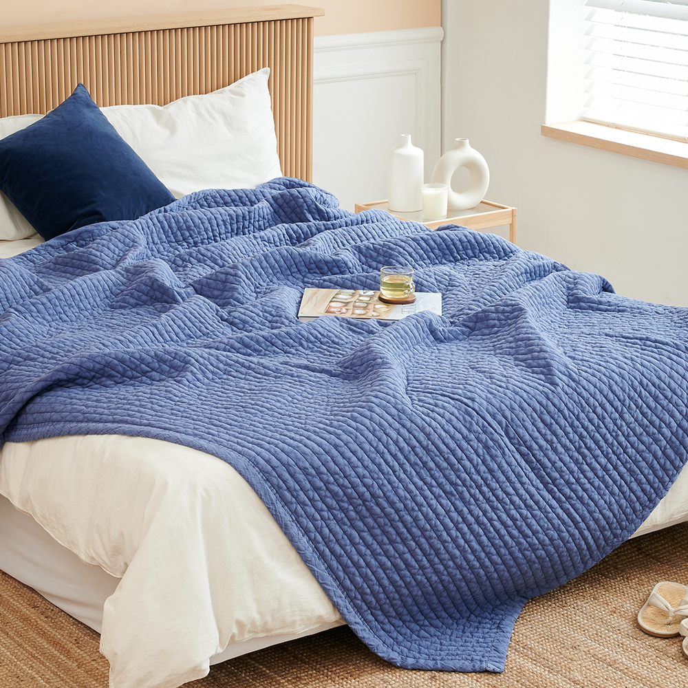 더베딩샵 피그먼트패드 순면 침대패드 워싱 누빔 까는이불 퀸