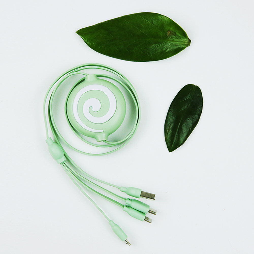롤리팝 멀티 케이블 3in1 USB 케이블 고속 충전 - 상세 이미지 3