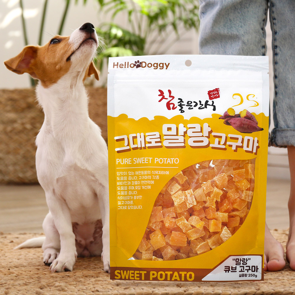 참좋은간식 그대로 말랑고구마 큐브 250g - 상품 이미지