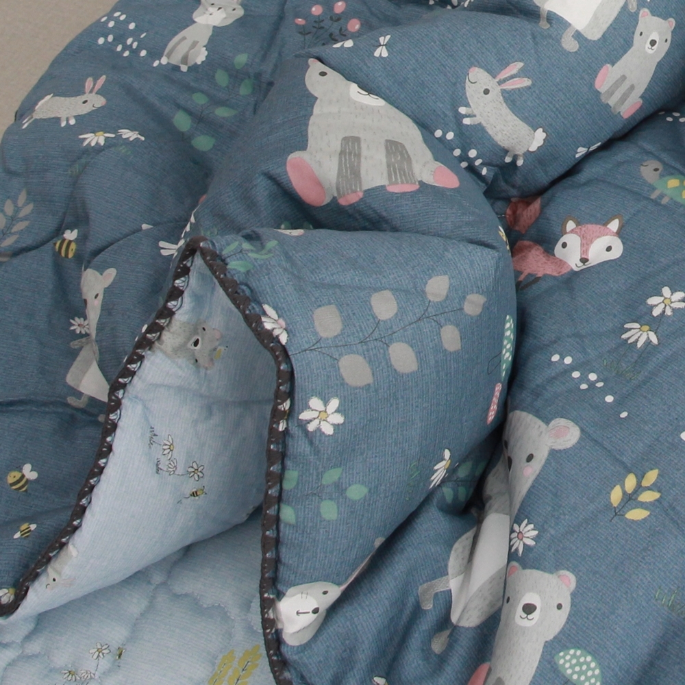 초코팬더 키즈베어 털안붙는 모달100 알러지케어 부드러운 싱글 어린이 아동 차렵이불 겨울