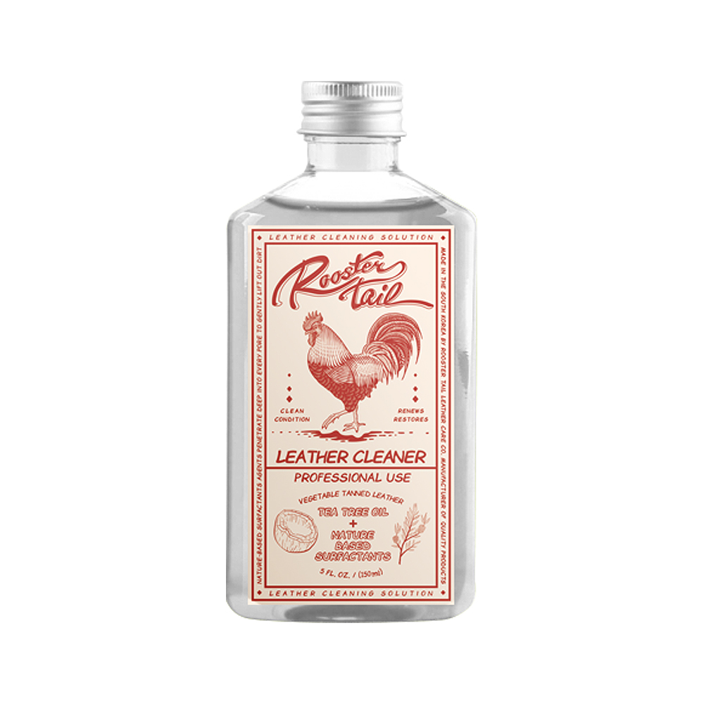 루스터테일 가죽클리너 전문가용150ml 천연 인조 가죽쇼파 지갑 가방 벨트 장갑 가죽자켓 얼룩제거 - 상세 이미지 2