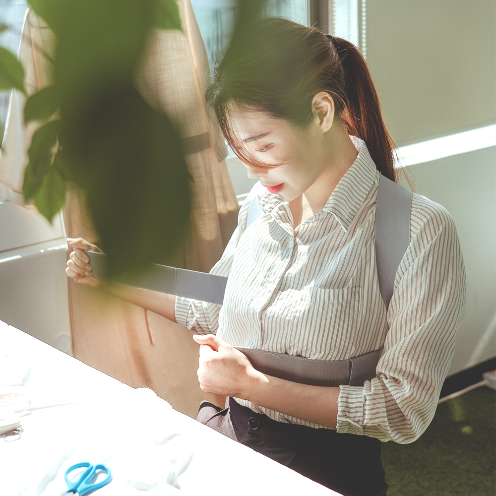 핀처 라운드 숄더 포스쳐 굽은 어깨 밴드 바른자세 이미지 8