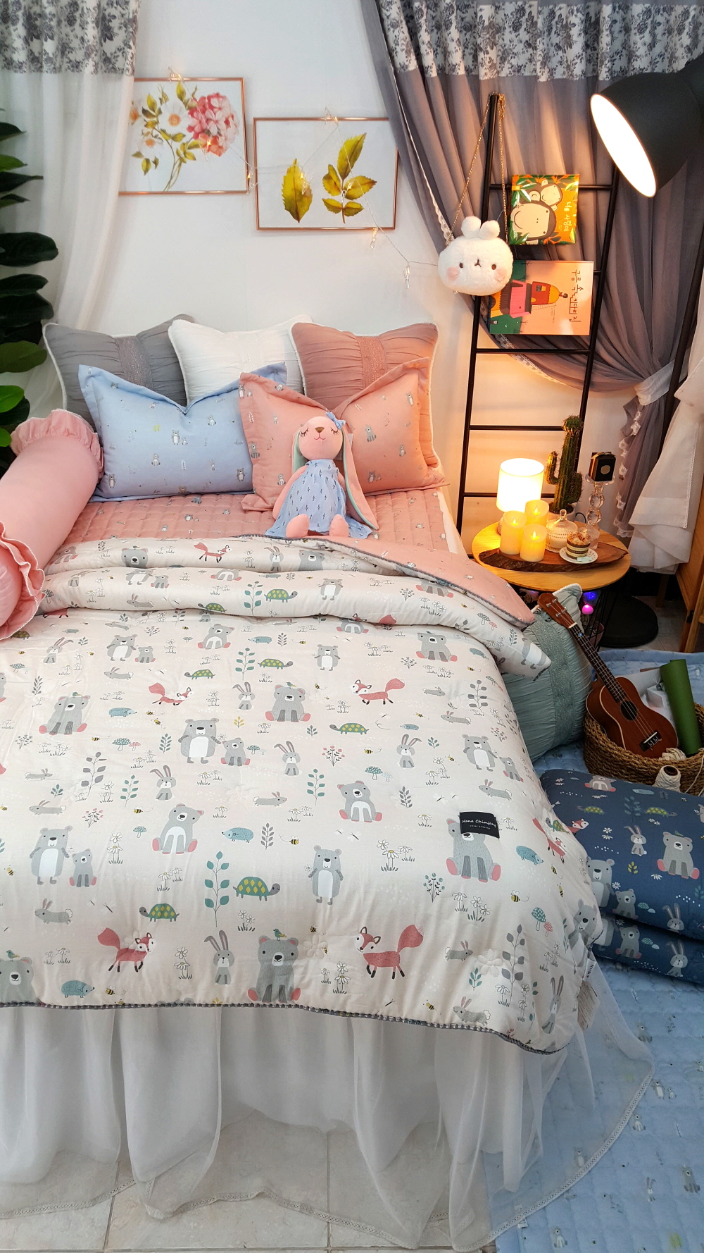 키즈 구름 모달이불 초등학생 공주 어린이이불 세트 유니콘