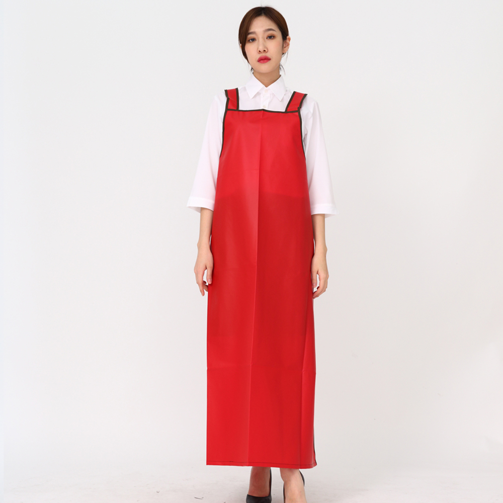 (7color)무광적색대 H형 메쉬방수앞치마 우레탄방수앞치마 - 상세 이미지 2