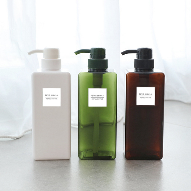 스케치룸 사각 펌프 용기 650ml 용기 리필 팁 용기 후기
