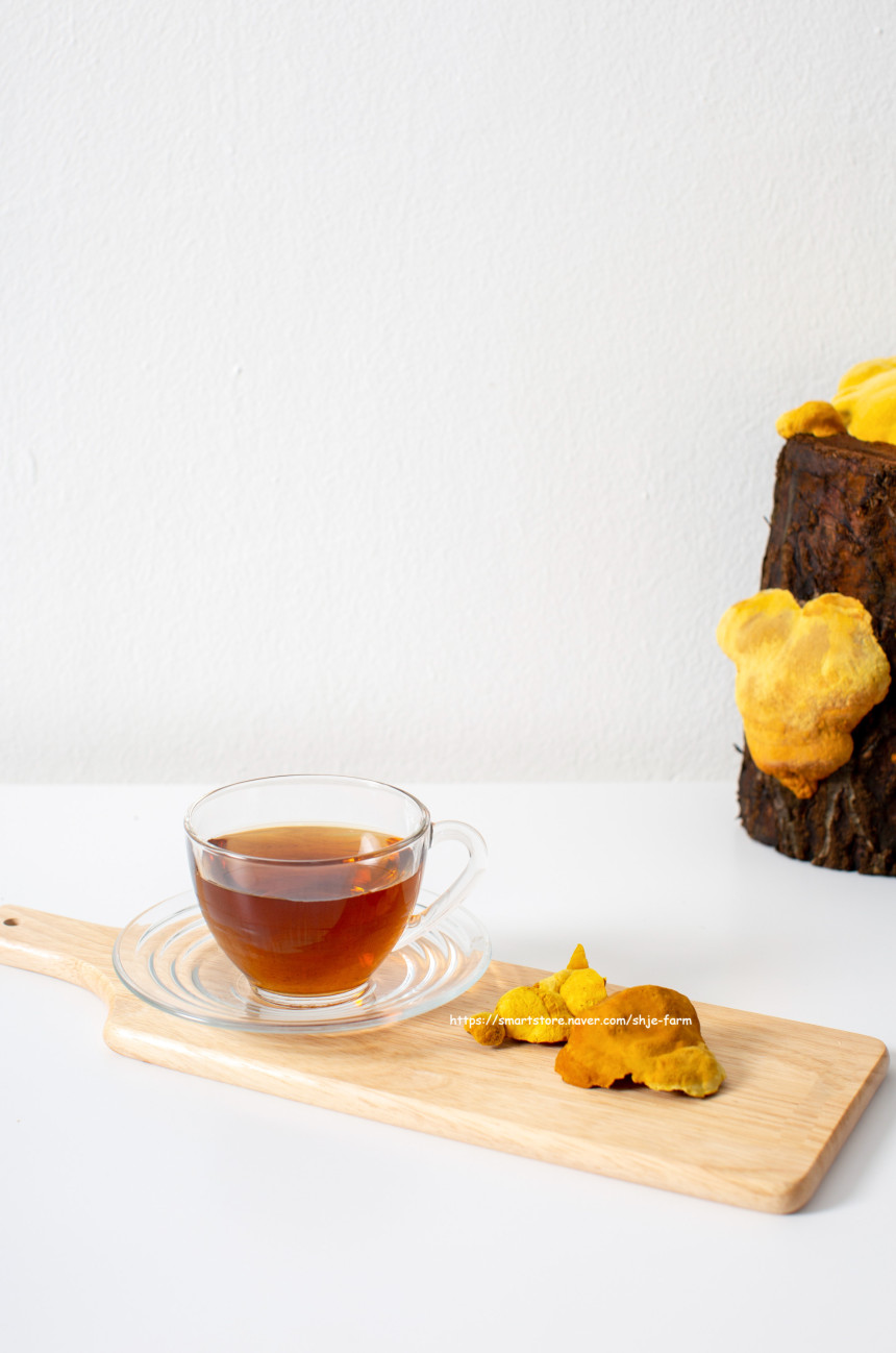 상황버섯 150g 담겨져 있는 모습