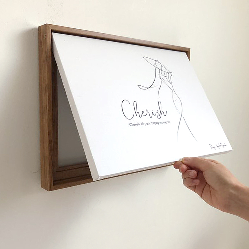 자체제작 두꺼비집 배전함 가리개 액자 집들이 선물 드로잉 3type