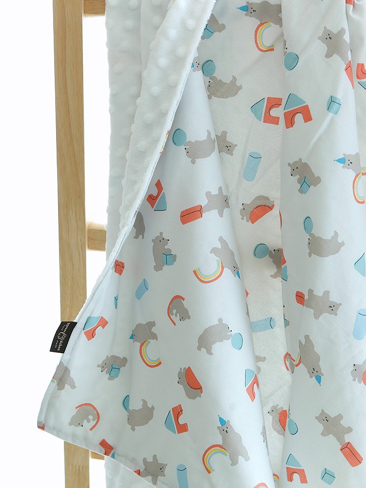 겨울 극세사 유아 블랭킷 담요 아기 애착이불