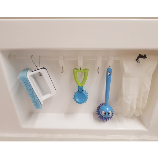 스케치룸 강력 압축봉 미니 커튼봉 옷장 행거 봉 다용도 수납 정리