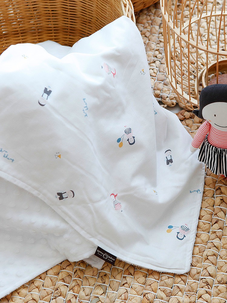 겨울 극세사 유아 블랭킷 담요 아기 애착이불