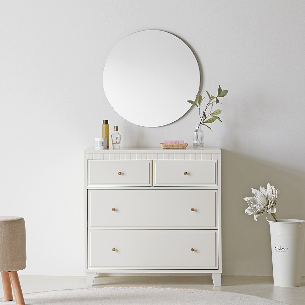 미카엘 3단서랍 화장대