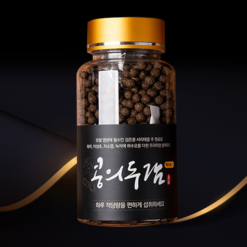 루토닉스 콩의두감 하수오 플러스 서리태환 1병 검은콩 블랙푸드 환 - 상세 이미지 2