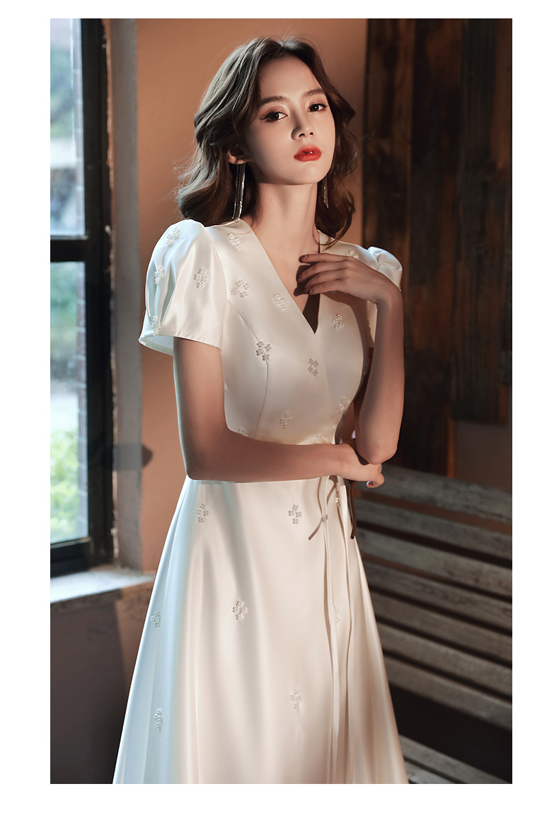 송혜교웨딩드레스 스타일 새틴 셀프웨딩 2부 브라이덜샤워 맘드레스 이미지 8