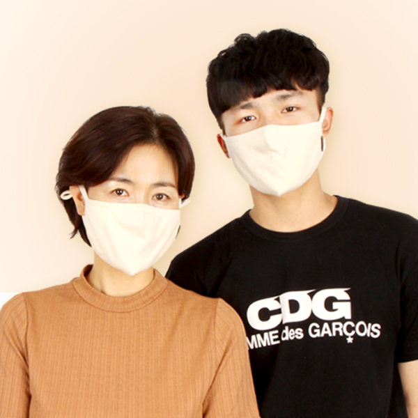 들꽃잠 유기농 면 마스크