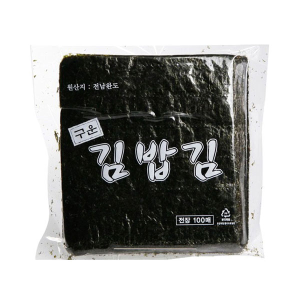 [바다명가]완도명가 구운김밥김 100장 : 남도사랑