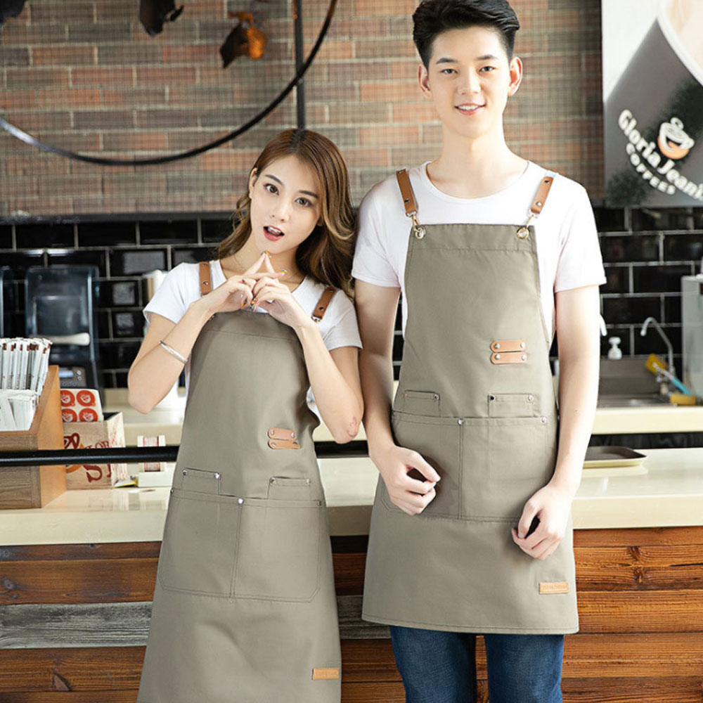 송강 앞치마 카페 바리스타 어린이집 주방 미용실 공방 미술