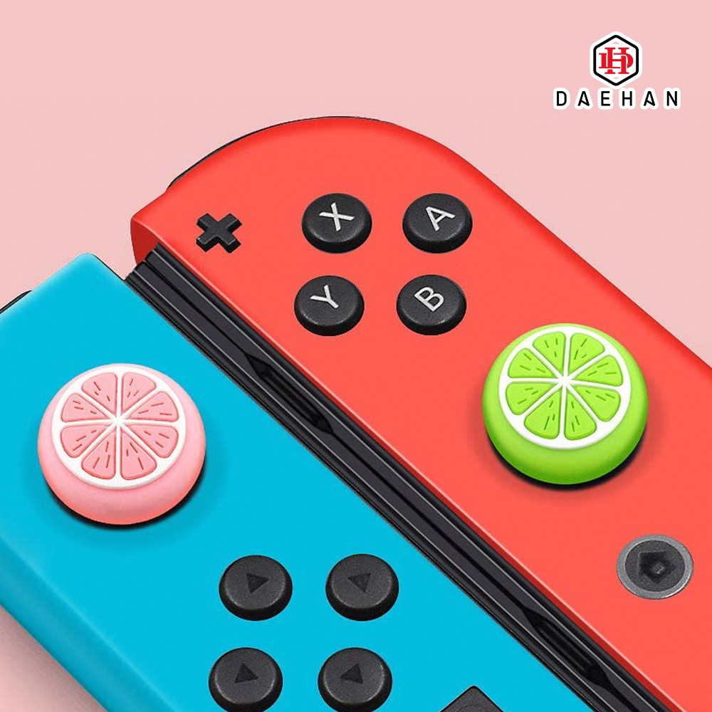 닌텐도 스위치 라이트 조이콘 프로콘 악세사리 오렌지 스틱커버 4개 1set ND-206 - 상세 이미지 4