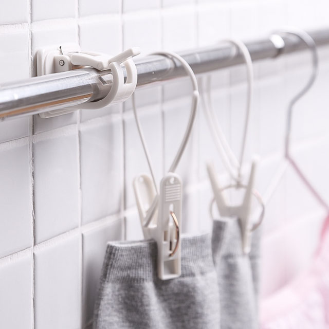 스케치룸 압축봉 브라켓 걸이 행거 2P 커튼봉 소켓 봉 후크