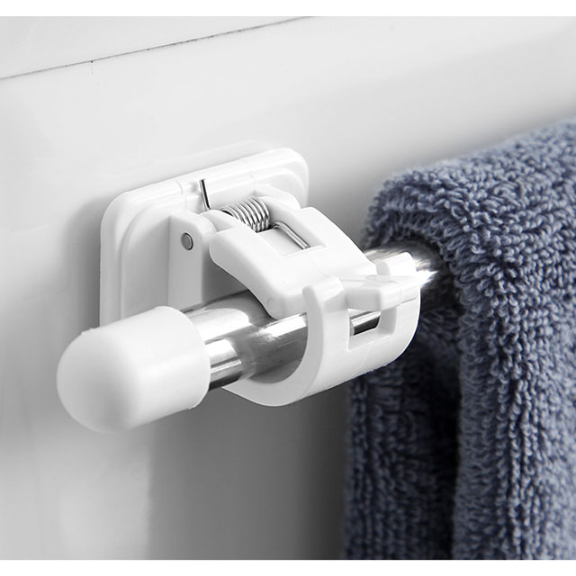 스케치룸 압축봉 브라켓 걸이 행거 2P 커튼봉 소켓 봉 후크