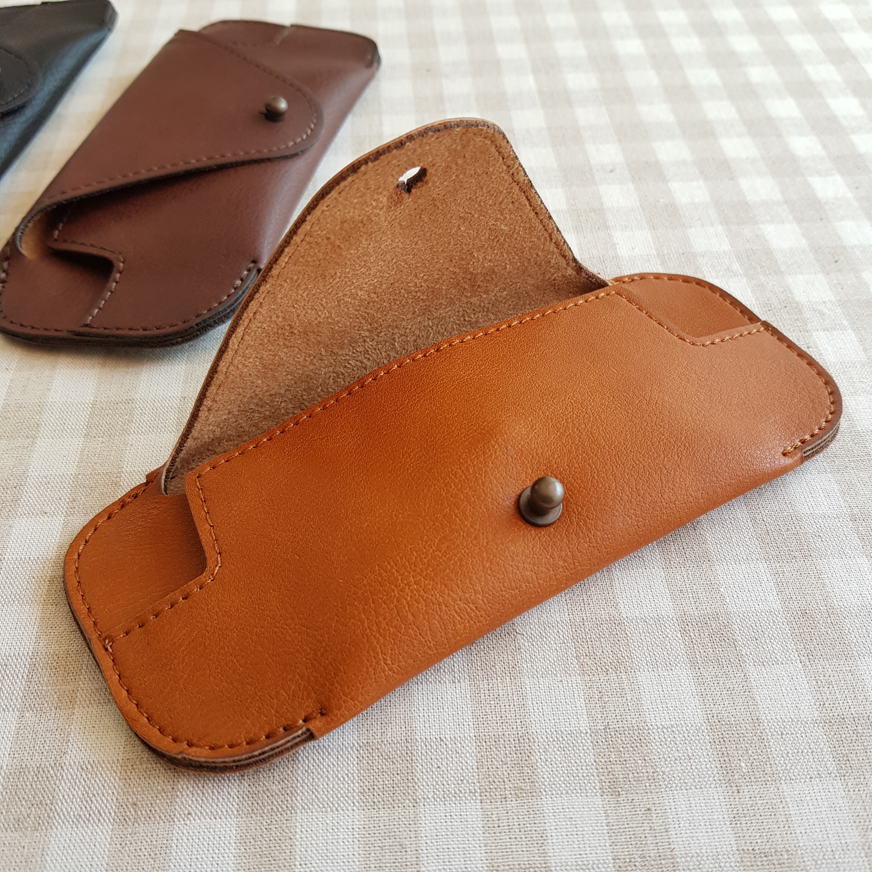 휴대용 안경 케이스 슬림 선글라스 케이스 가죽 소프트 안경집