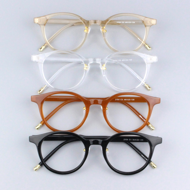 블루라이트차단안경 투명테 변색렌즈 투명뿔테안경 여자 남자안경테