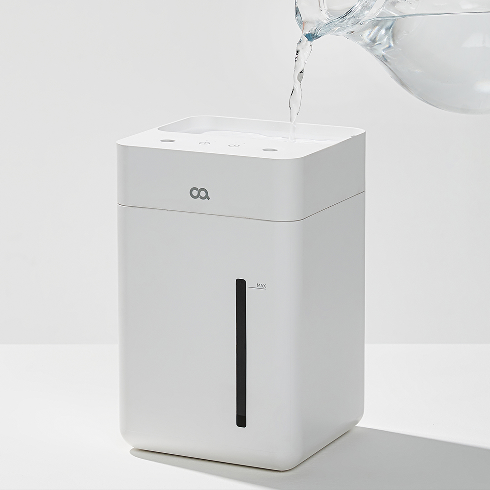오아 센스S 듀얼 무선 미니 가습기 1L 사무실 탁상용 책상 충전식 usb 필터 탁상