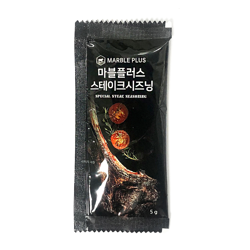마블플러스 스테이크시즈닝 5g x10개 간편시즈닝 바베큐 토마호크 양고기 캠핑 - 상품 이미지