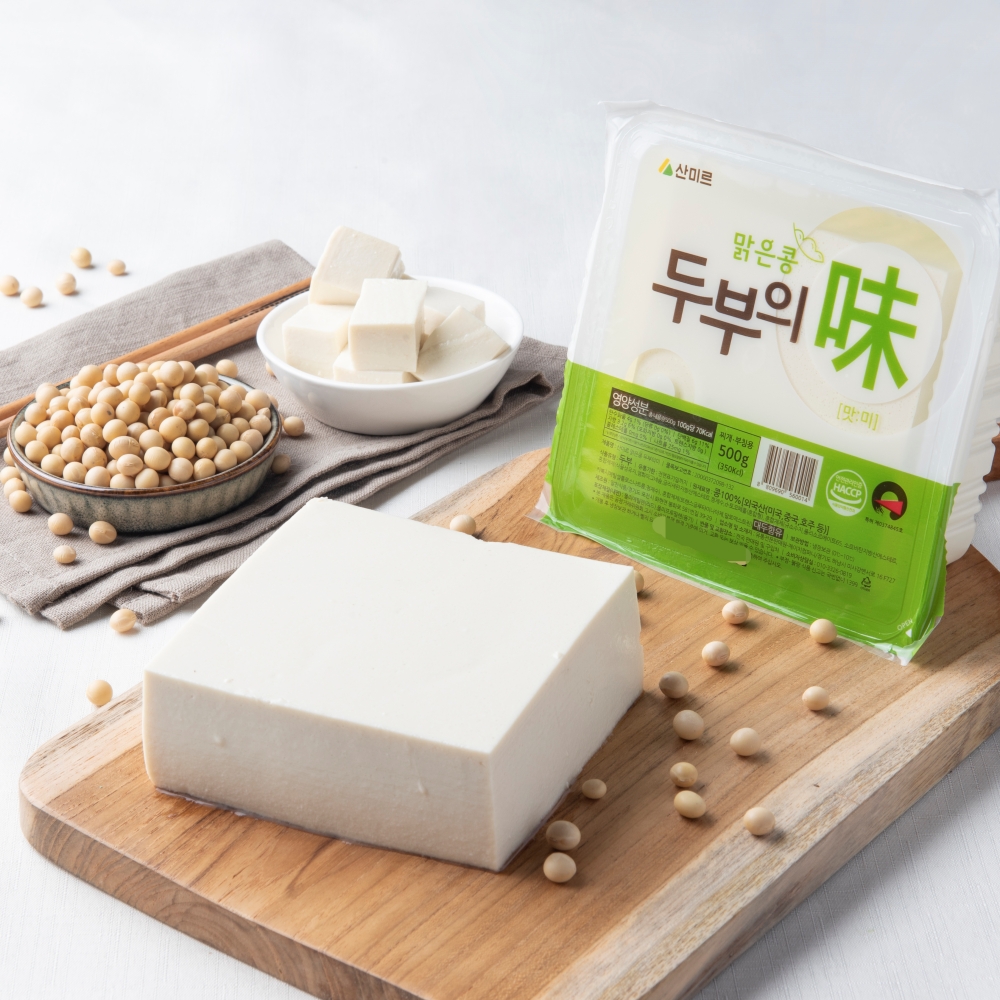 산미르 두부 다이어트 전두부 청년 국산콩 생식 비단 부침 모두부 젤리 - 상세 이미지 4