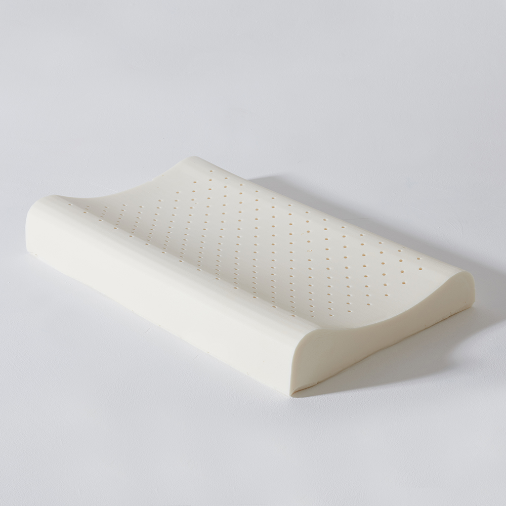 슬립스파 천연라텍스베개 컨투어W 굴곡형 와이드 경추 낮은베개