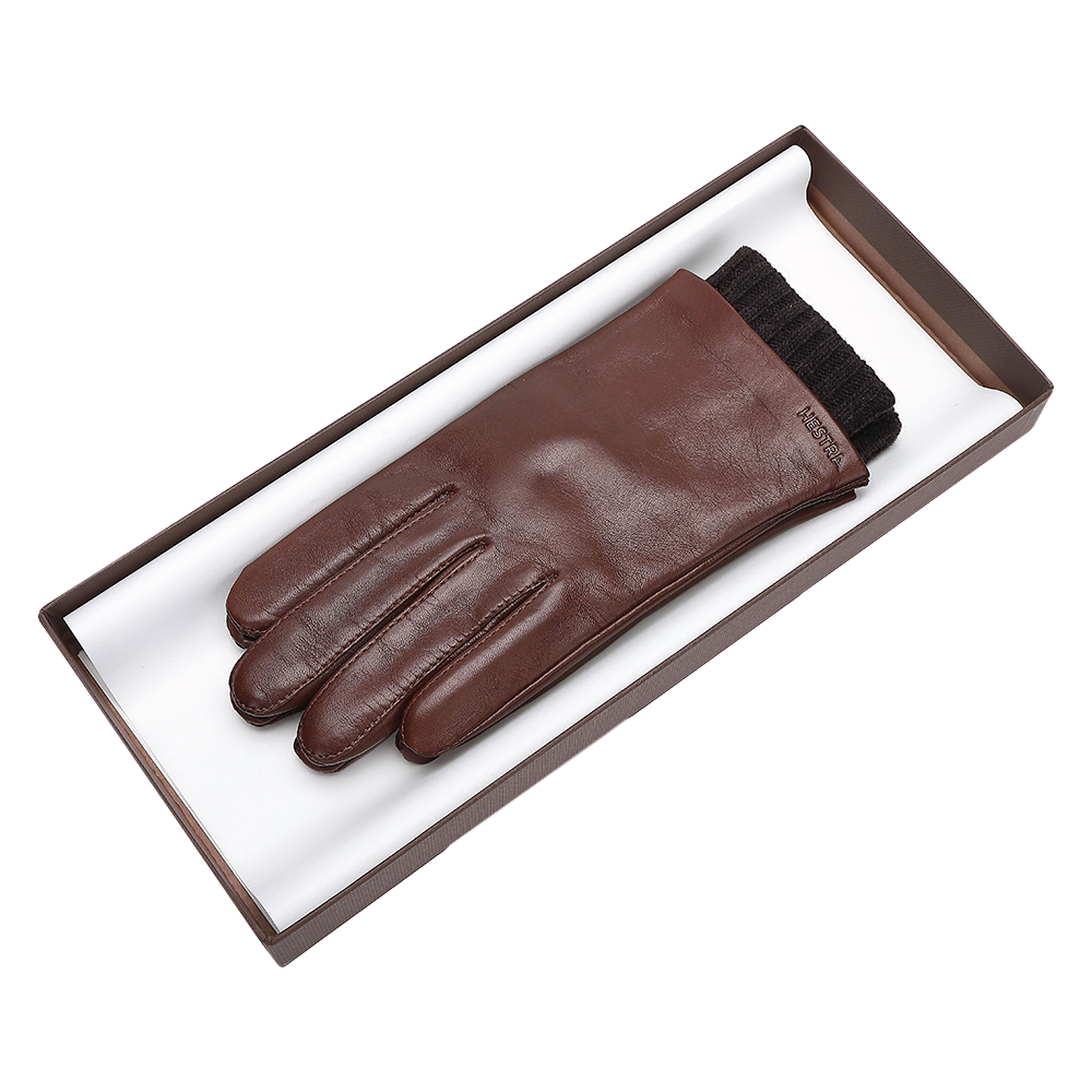 헤스트라 메간 헤어쉽 양가죽 체스트넛 14490 760- 여자 여성 겨울 가죽 장갑