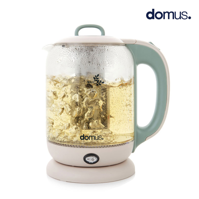 도무스 홈 보온 티포트 커피포트 차망 전기 보온 주전자 1.7L