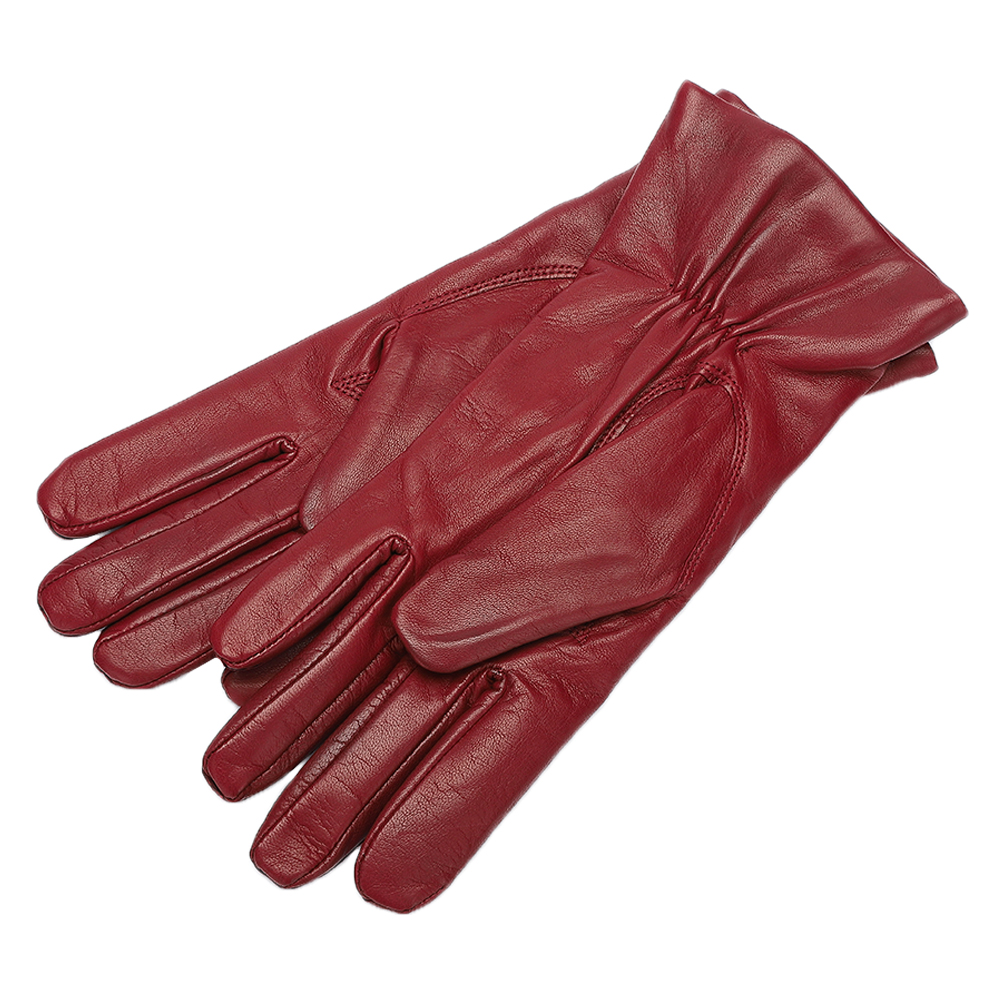 헤스트라 엘리자베스 헤어쉽 양가죽 다크 레드 14210 570- 여성 겨울 가죽 장갑