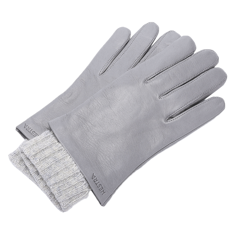 헤스트라 메간 헤어쉽 양가죽 페일 그레이 14490 310- 여성 겨울 가죽 장갑 선물