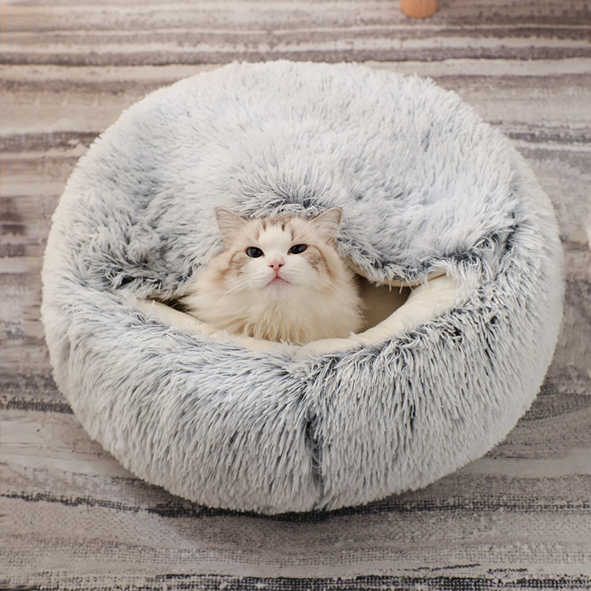 강아지 고양이 애견 이불 도넛 마약 방석 쿠션 S