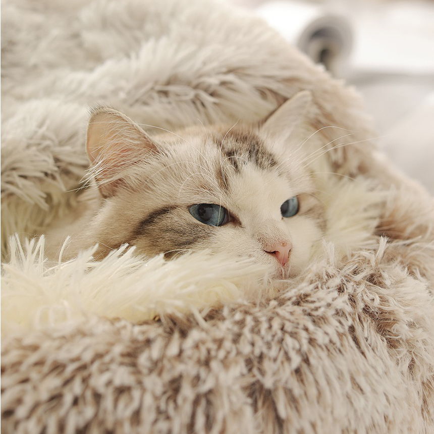 강아지 고양이 애견 이불 도넛 마약 방석 쿠션 S