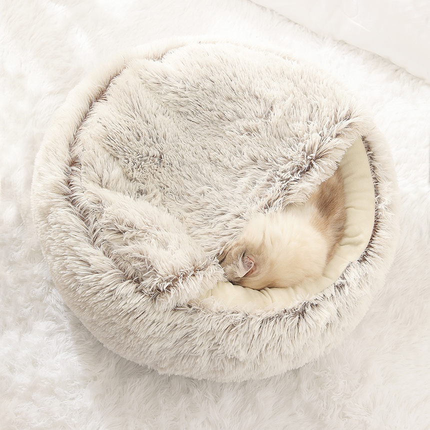 강아지 고양이 애견 이불 도넛 마약 방석 쿠션 S