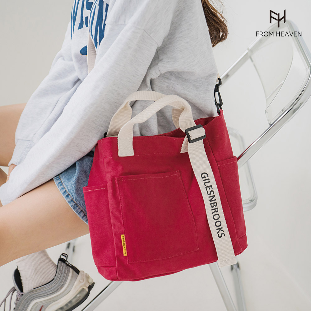 프롬헤븐 비드라 데일리 에코백 보조가방 - 상품 이미지