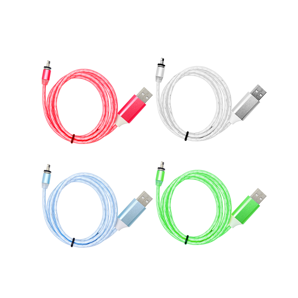 C타입 LED 케이블 아이폰 충전 마그네틱 케이블