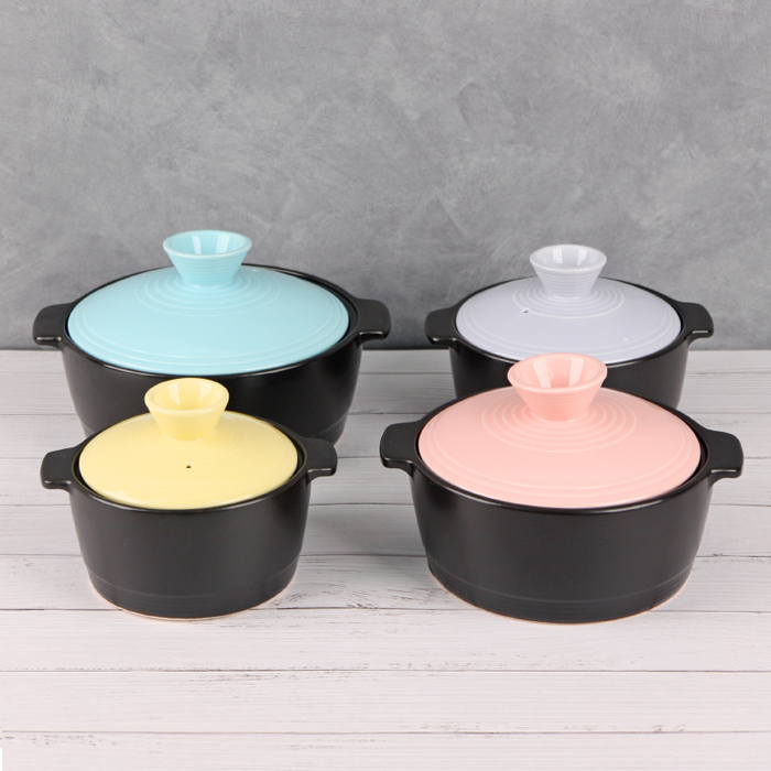 오븐락 직화 하이라이트 겸용 내열 도자기 뚝배기 찜기